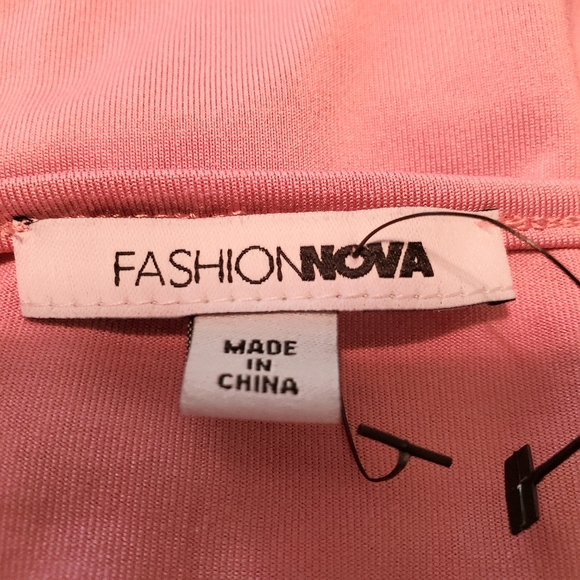 Sexy Fashion Nova Ruched Pink Dress S - Picture 5 of 6